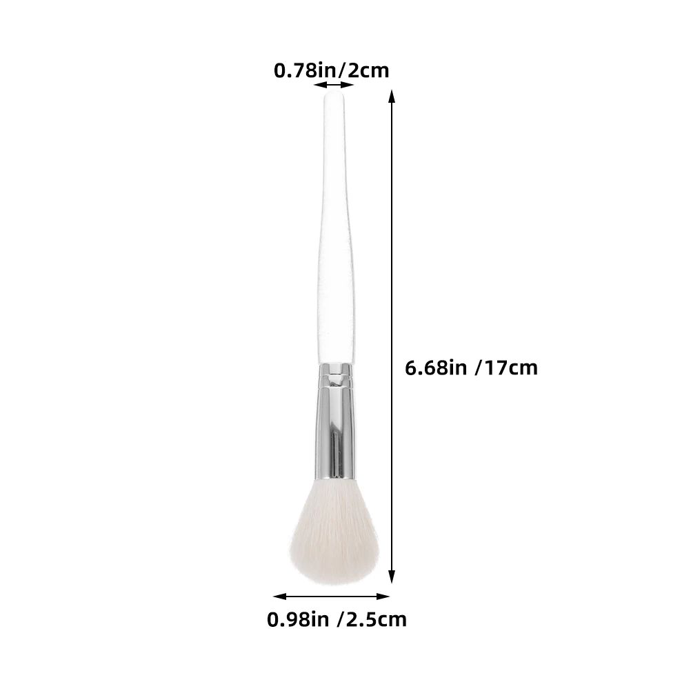 2Pcs Small Makeup Brush Set for Blush Highlighter and Powder Gentle on Skin Compact Design Easy to Carry for Daily Use and