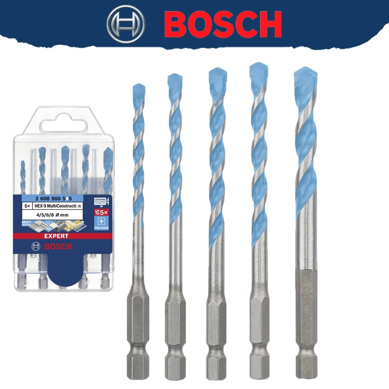 BOSCH 2608900585 EXPERT HEX-9 jeu de forets multi-construction tige hexagonale perçage de haute précision accessoires d'outils largement utilisés