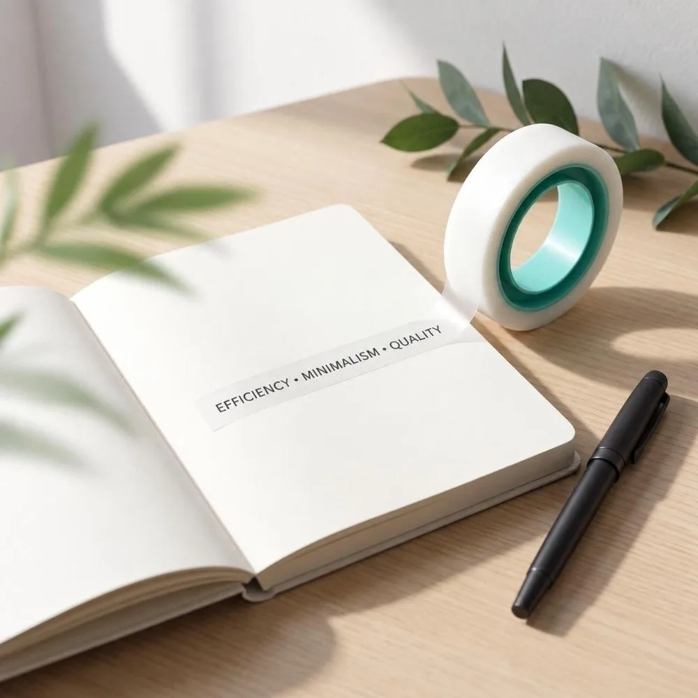 2Pcs Multi-functional Writable Invisible Tape Residue Free Clear Correction Tape Hand-Tearable Student Tape Students