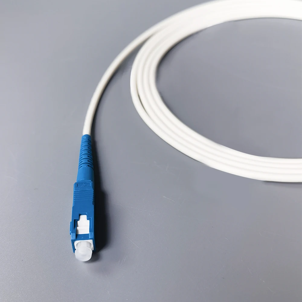 Cable de conexión de fibra óptica de 1M/1,5 M/2M SC/UPC-SC/UPC conectores de fibra óptica monomodo Cable de extensión de 3,0mm fibra óptica