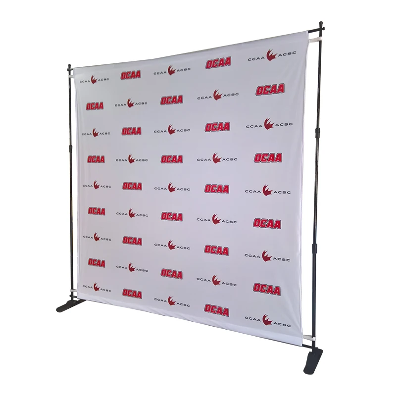 

ADMAX tool free installition 8ft large format hardware floor banner stand for advertising and events GRAPHIC KIT