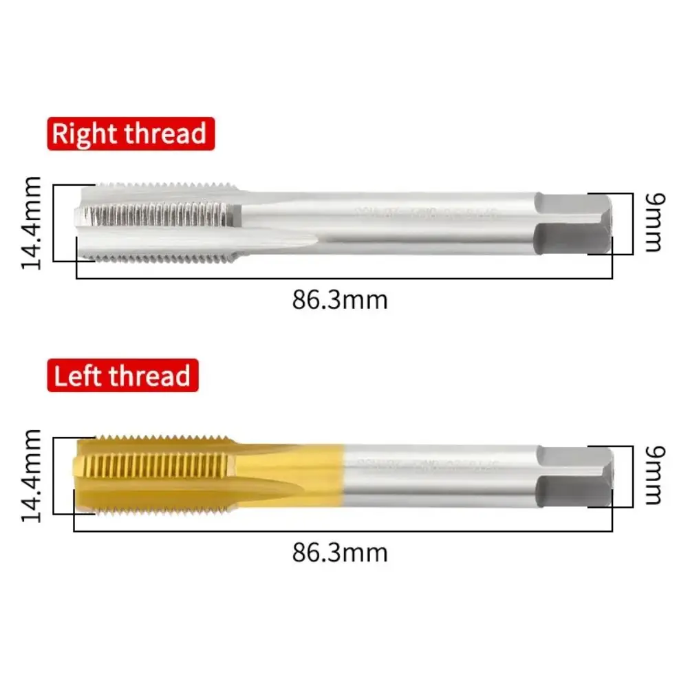 Bike Crank Pedal Thread Tap High Speed Steel Left Right Hand Thread Repair Drill Bits MTB Road Crankset Wire Tap Tools