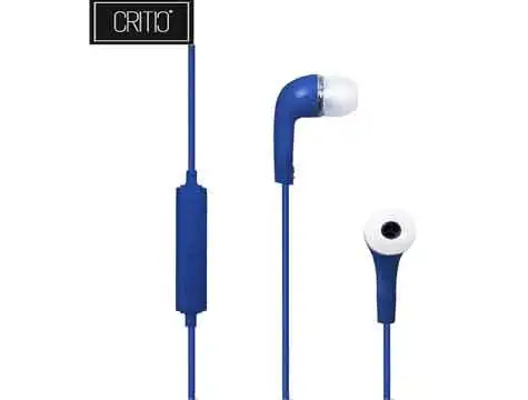 Critic J5 Earbuds Headset Blue