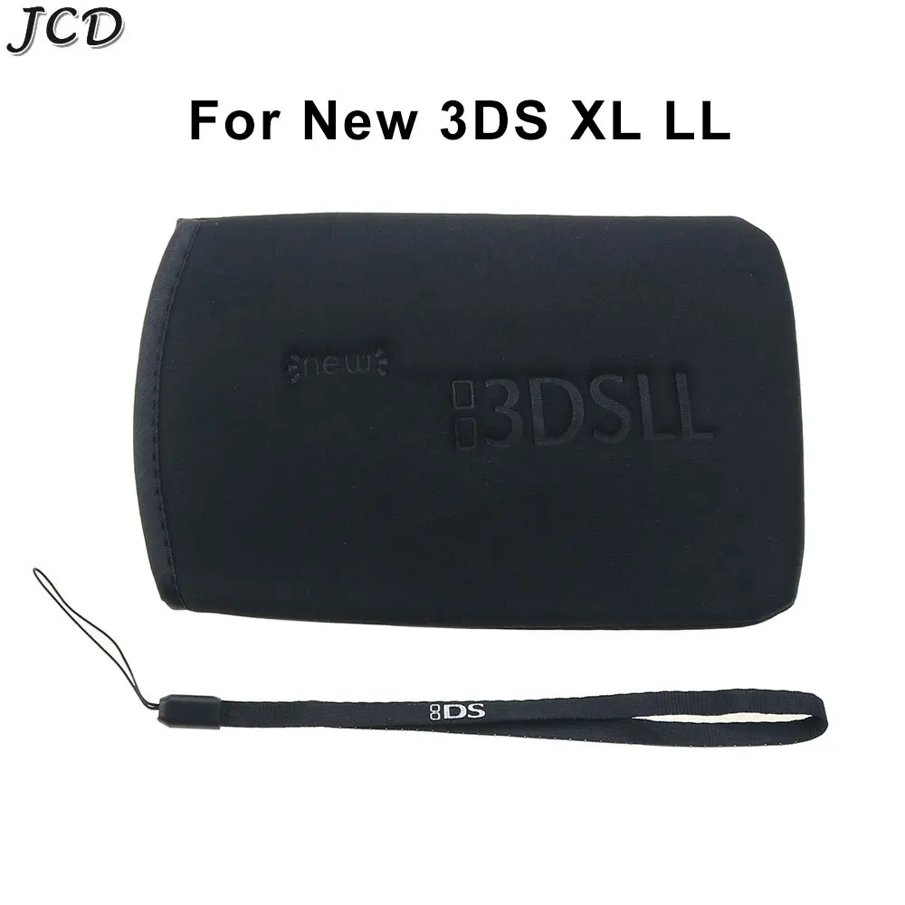 

JCD For 3DS XL Soft Cloth Protective Travel Carrying Storage Bag Pouch Case W/ Wrist strap For New 3DSXL 3DSLL Protector Cover