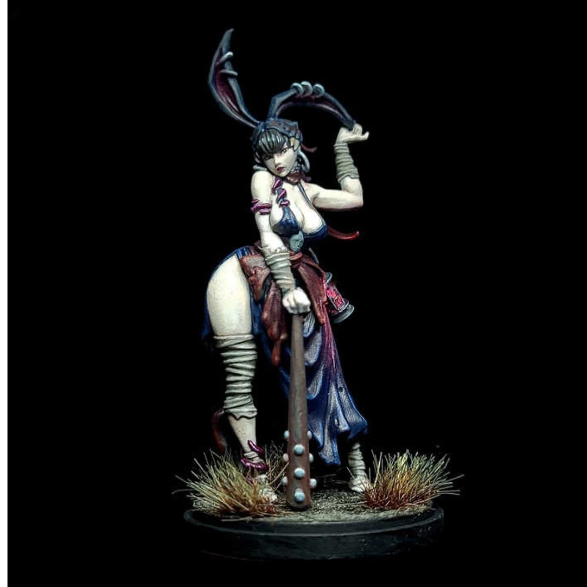 resin soldier model GK 38mm rabbit girl unassembled and unpainted DIY kit 1112C