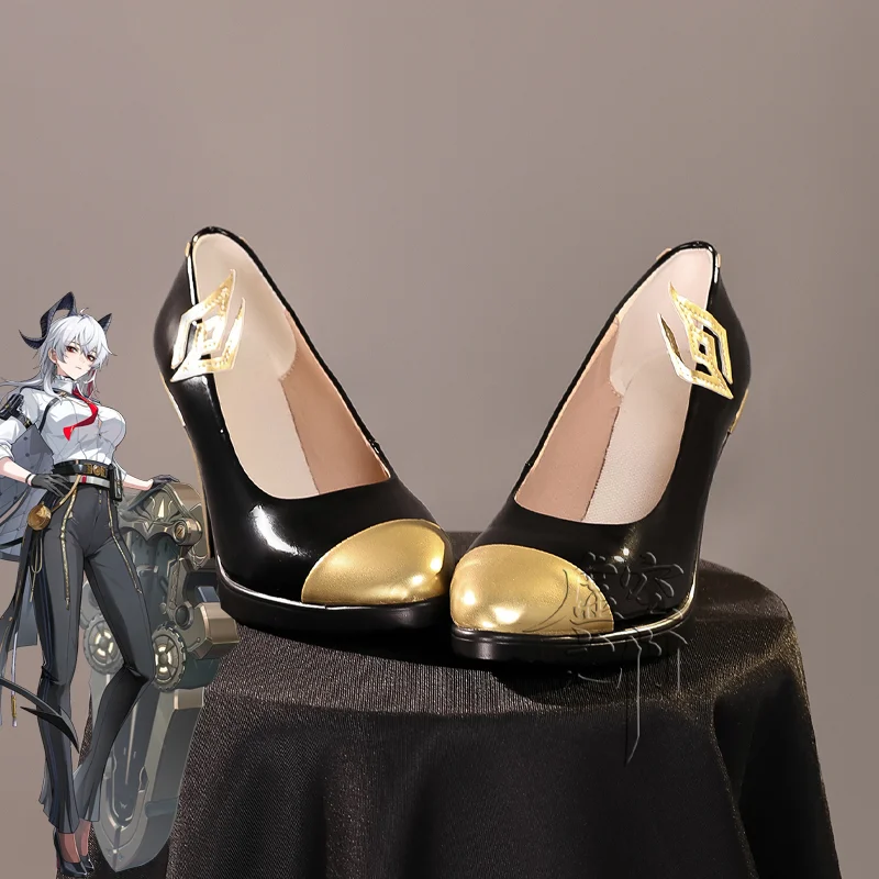 Buty do cosplayu Zani z gry Wuthering Waves, buty na wysokim obcasie Zani na Halloween, rekwizyt dla dorosłych do odgrywania ról