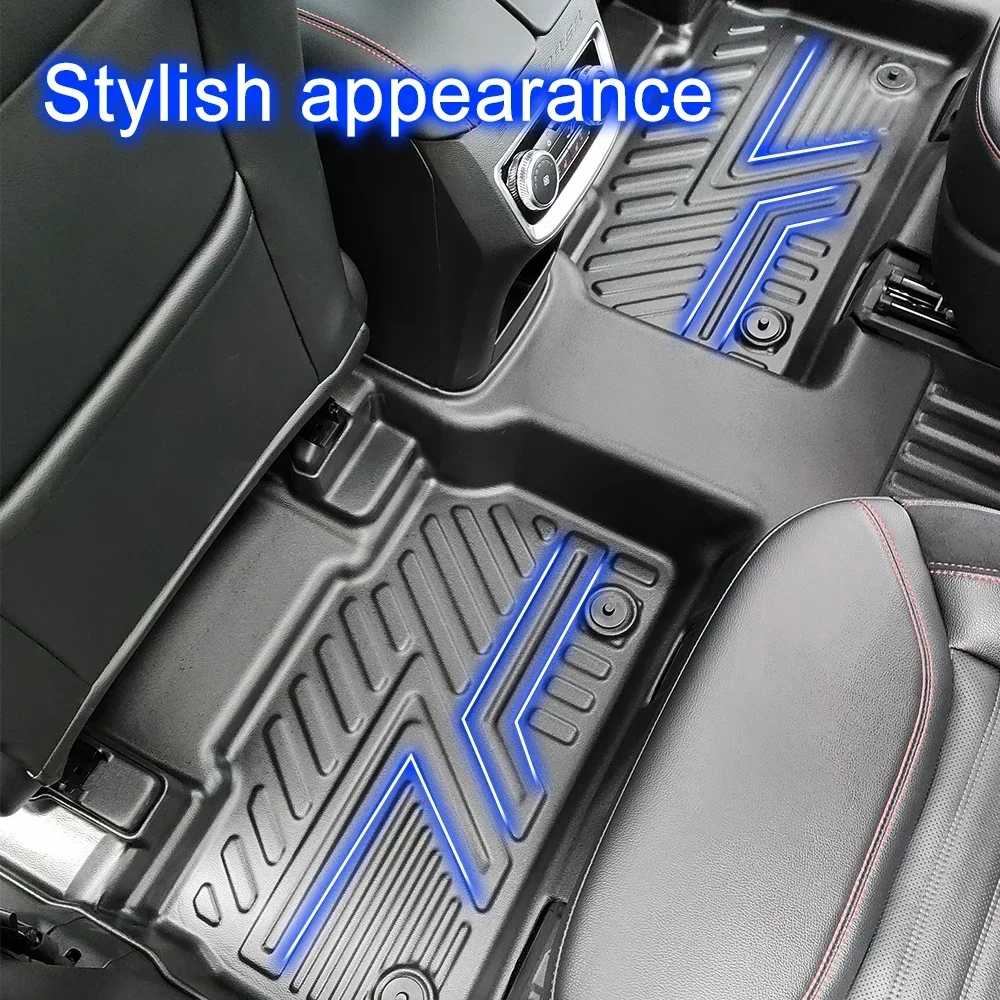 4pcs Car Carpet Mat Car Accessories 3D 5D TPE Car Floor Mats for FORD Explorer 2016-2025 6 Seat 7 Seat Conversion Tpe