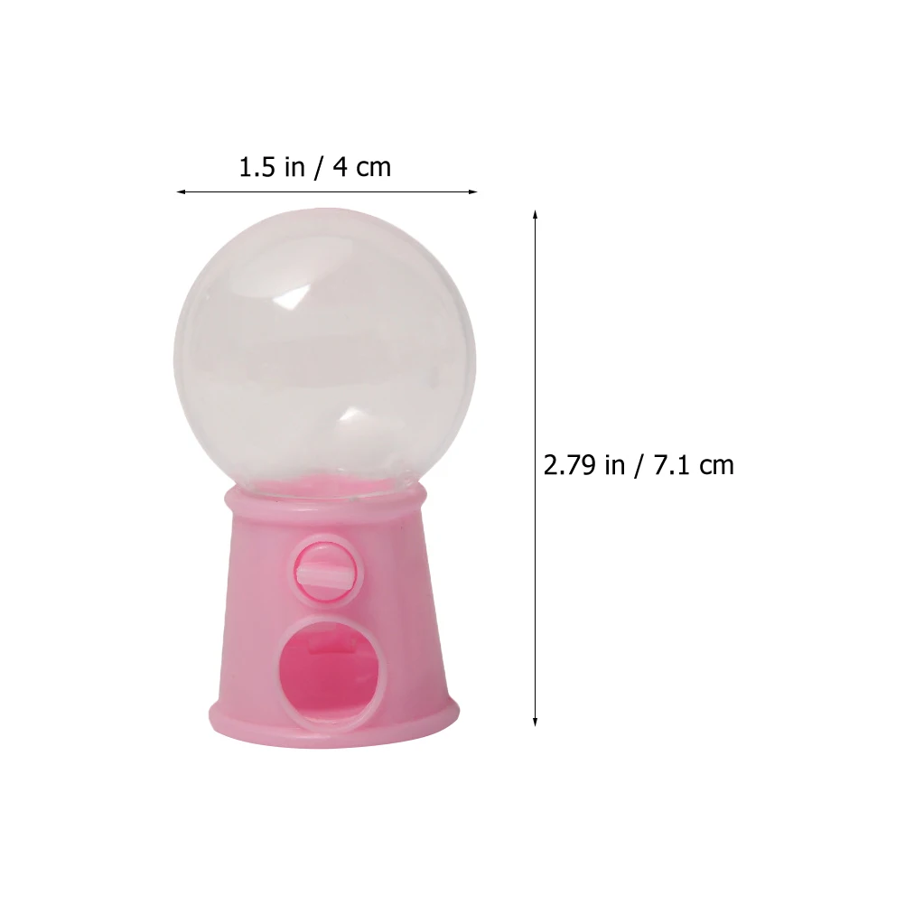 

12pcs Box Holder Machine Adorable Children'S Gift Creative Candy Dispenser Bright Color Reusable Plastic Storage Assorted Color