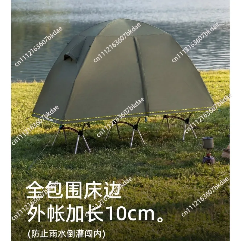 Single-Person Tent Lightweight 1-Person Tent Water-Resistant Breathable for Solo Campers, Camping, Motorcycle Trips