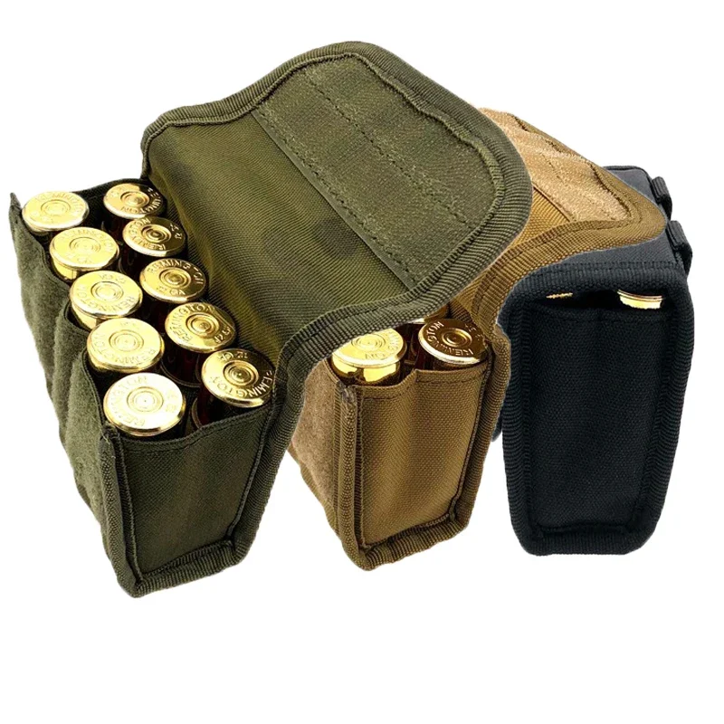 

Тактический держатель для патронов 10 Rds Shotshell Molle 12 20GA Airsoft магазин для патронов Bag Bandolier