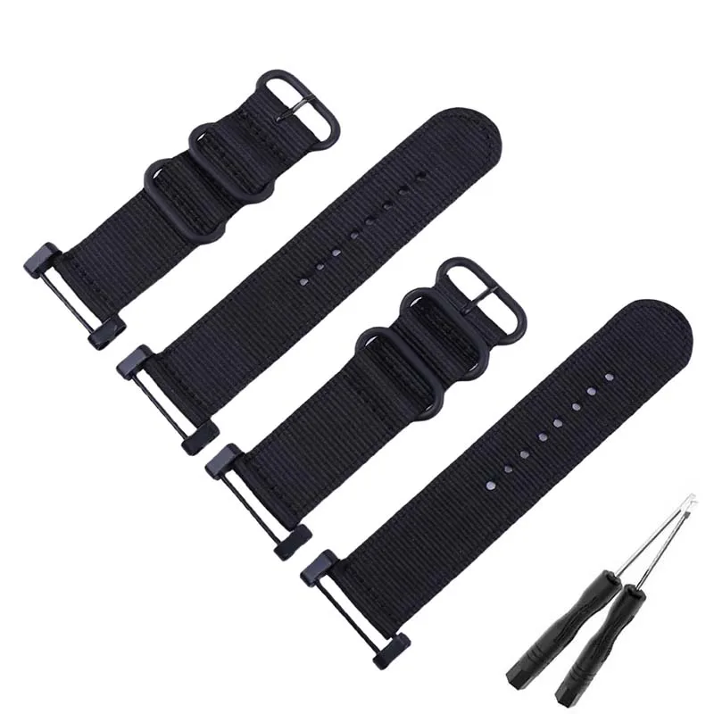 Accesorios de correa de reloj para hombre de 24mm compatibles con SUUNTO CORE correa de reloj de nailon serie Expeditions pulsera deportiva para mujer