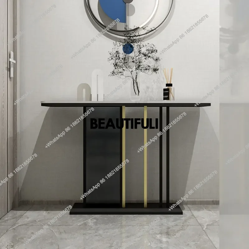 

Прямоугольные роскошные журнальные столики, черный дизайн, гламурные итальянские журнальные столики, мраморная мебель премиум-класса Mesa Centro для салона, гостиной