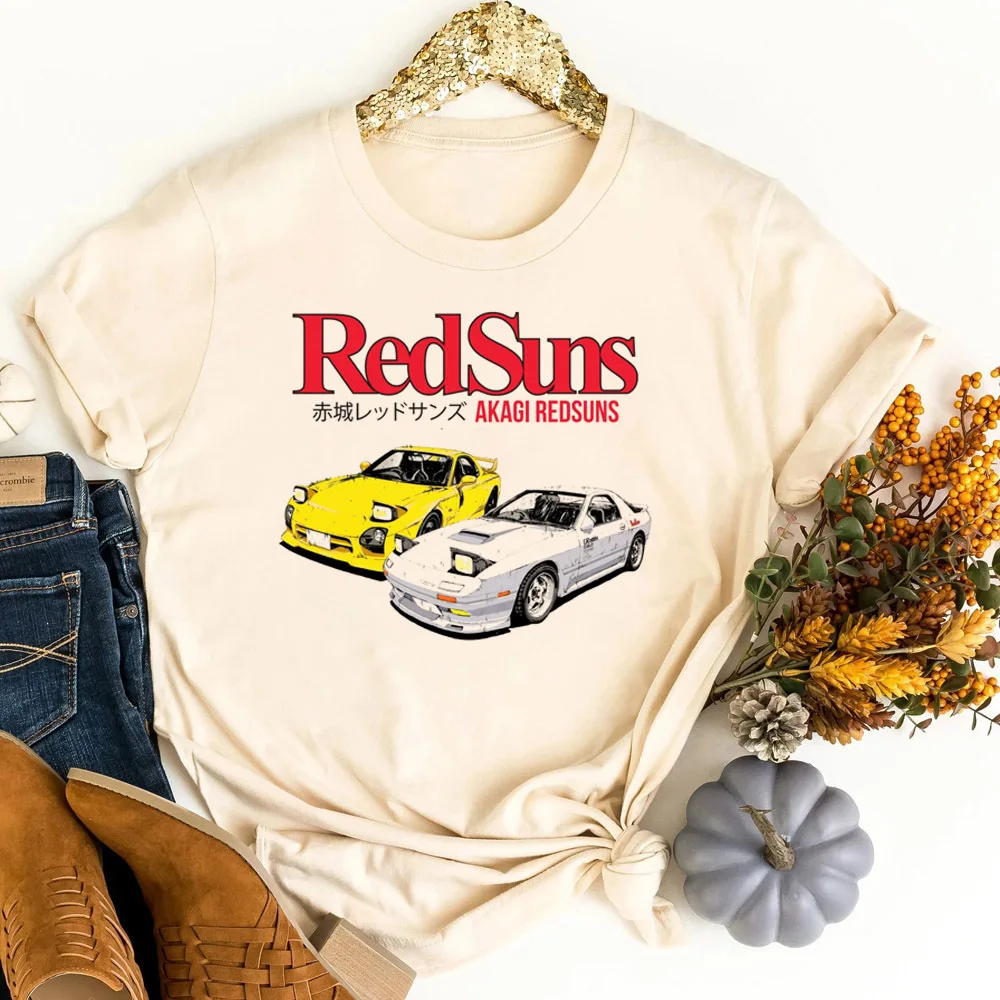 Initial d top tees teen cheap clearance sales alternative  party 2000s t-shirt goth party manga alternative  korean fashion