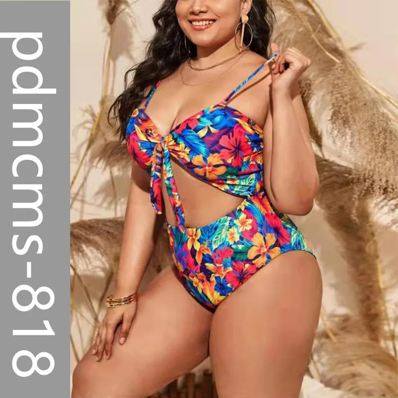 

Эксклюзивно для большого размера с цветочным принтом и тонким разделенным купальником бикини. Новые модели 2025 года.