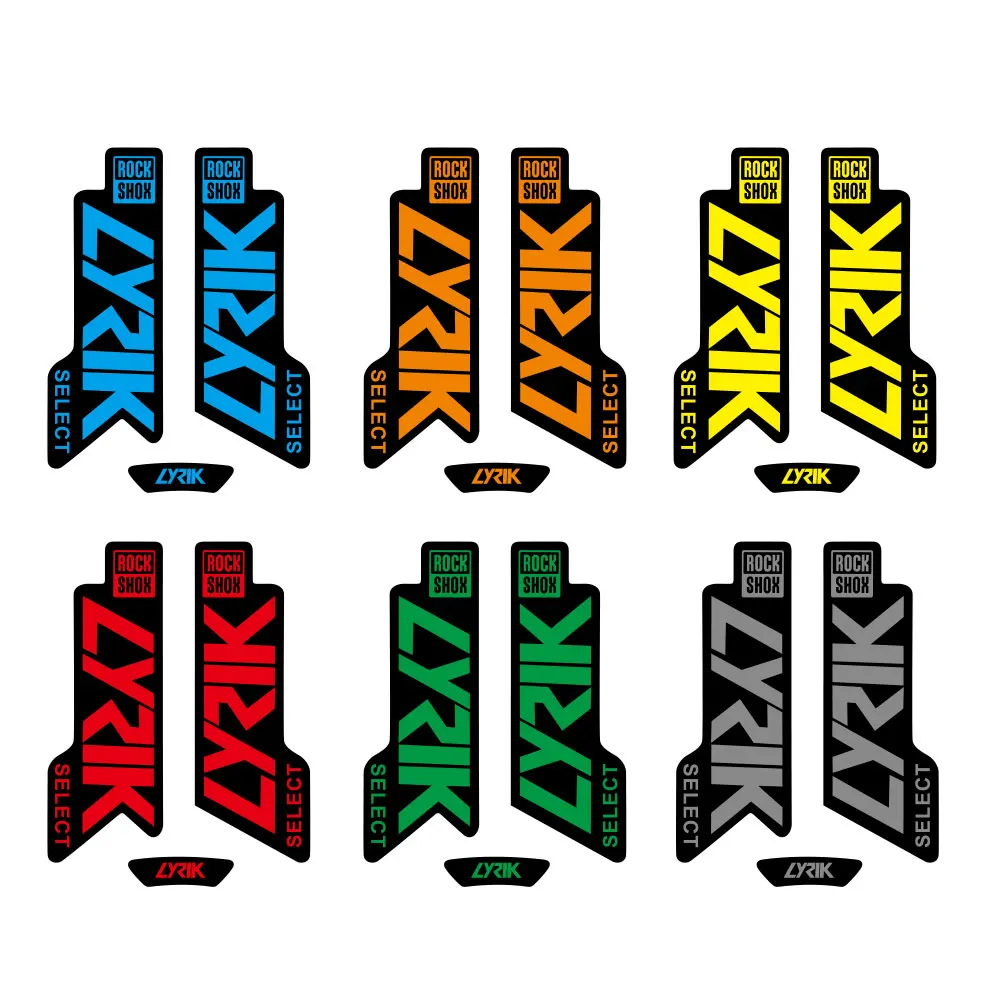 Fork Decal Stickers for Rock Shox LYRIK SELECT 2020 Mountain Bike Cycling Front Fork Decor Accessories