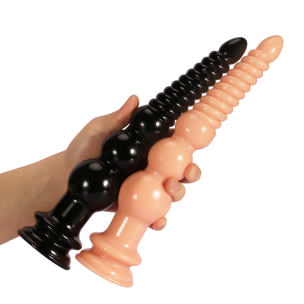 Huge Anal Plug Anal Bead Adult Sex Toys Soft Penis with Strong Suction Cup Female Masturbation Tool Butt Plug Prostate orgasm view 2
