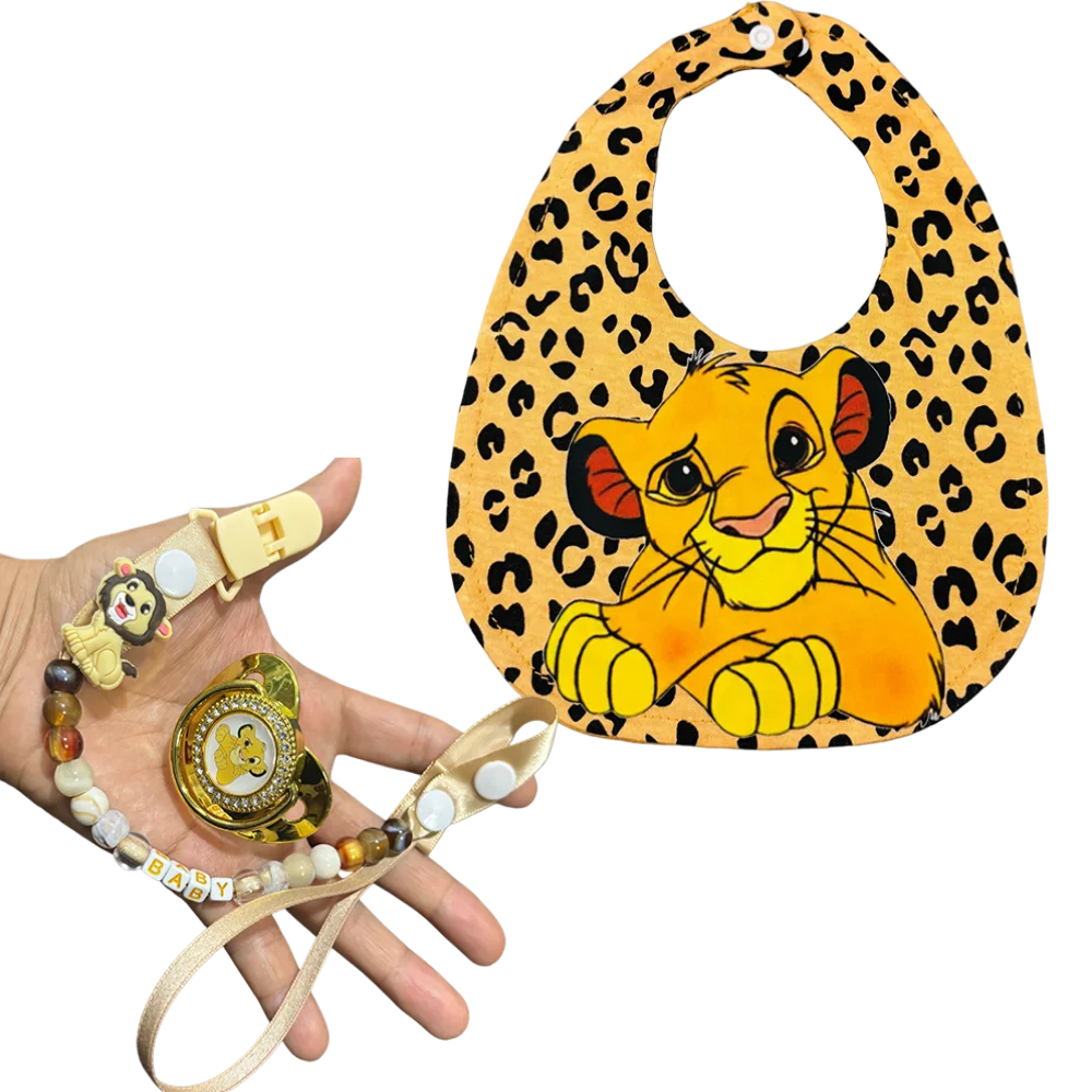 Baby Food Brand - Babero Ajustable con Estampado de Anime