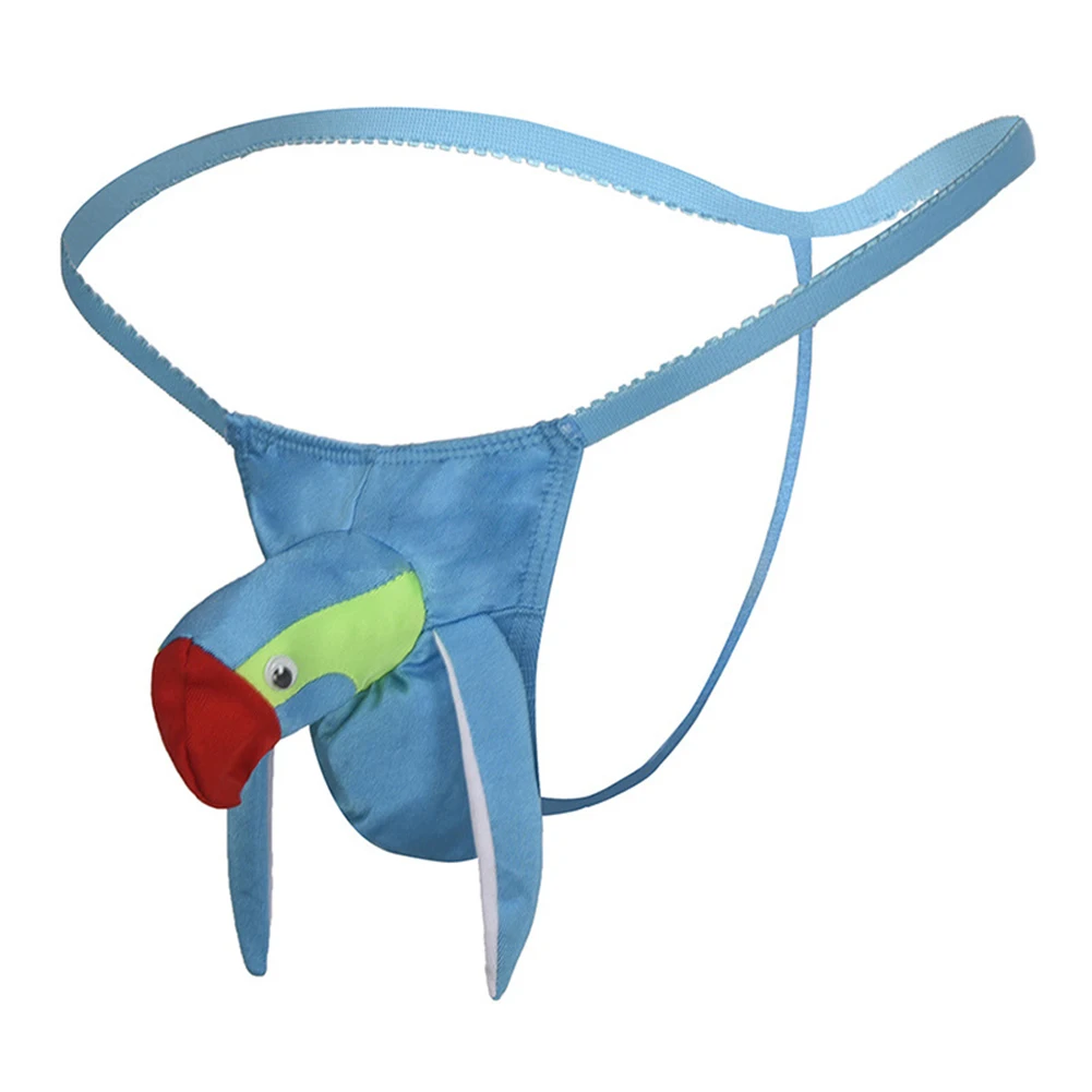 

Men Sexy G-String Thongs Panties Low-Waist Cosplay Elephant Nose Bird Head Jock Strap Briefs T-Back Underwear Erotic Lingerie