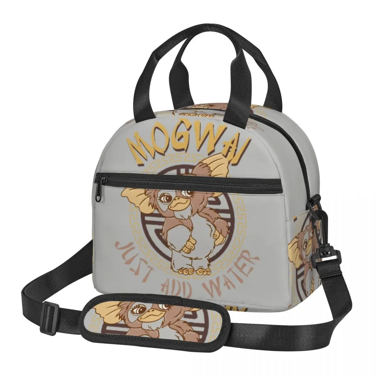 

Mogwai Just Add Water Large Insulated Lunch Tote Bag With Adjustable Shoulder Strap Gremlins Movie Thermal Cooler Lunch Box