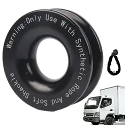 Portable Rust-Proof Winch Snatch Block, recuperação Anel, liga de alumínio, polia, Heavy Duty, UTV reboque, 41 000 lbs