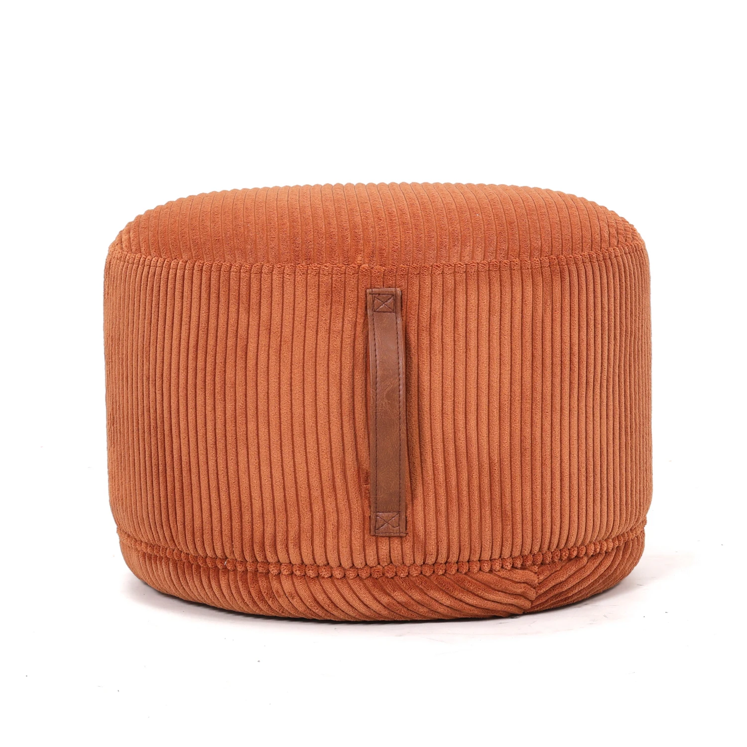 Nordic Modern Design Durable Fabric Footrest Ottoman Soft Makeup Dressing Stool Customized Color for Apartment Bedroom Villa
