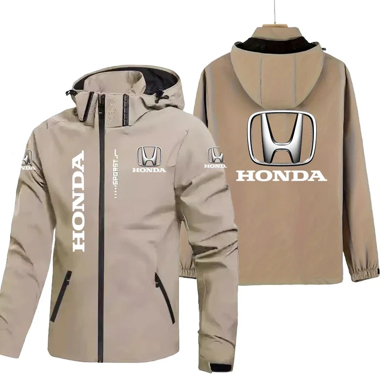 هوندا ثلاثة الدفاع التكنولوجيا في الهواء الطلق العاصفة معطف الرجال 2025 خريف جديد نمط جديد الرياح سترة سترة رياضية بدلة سباق معطف الرجال #5