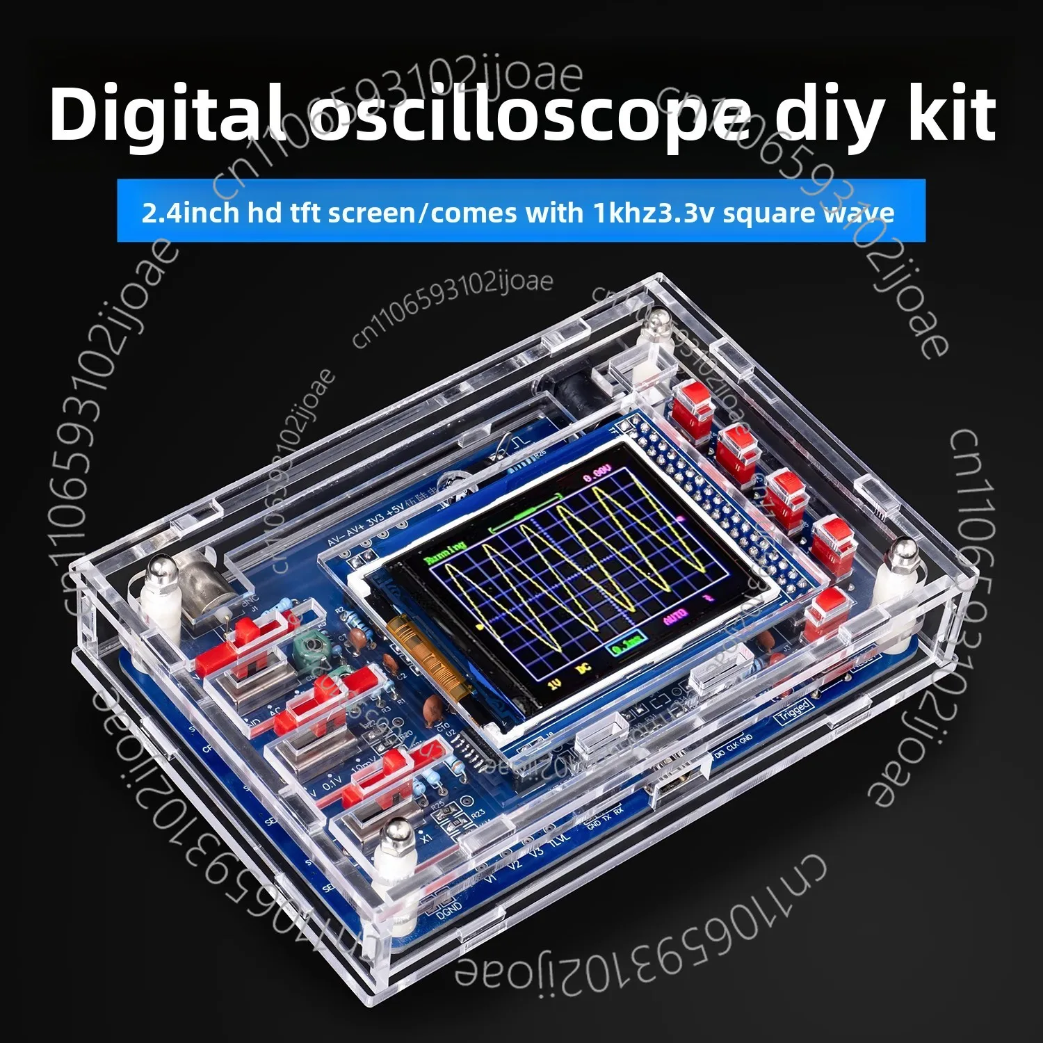 DSO138 Digital Oscilloscope Kit - DIY Electronics Project Compatible with STM32F103C8T6 Microcontroller - Soldering Assembly