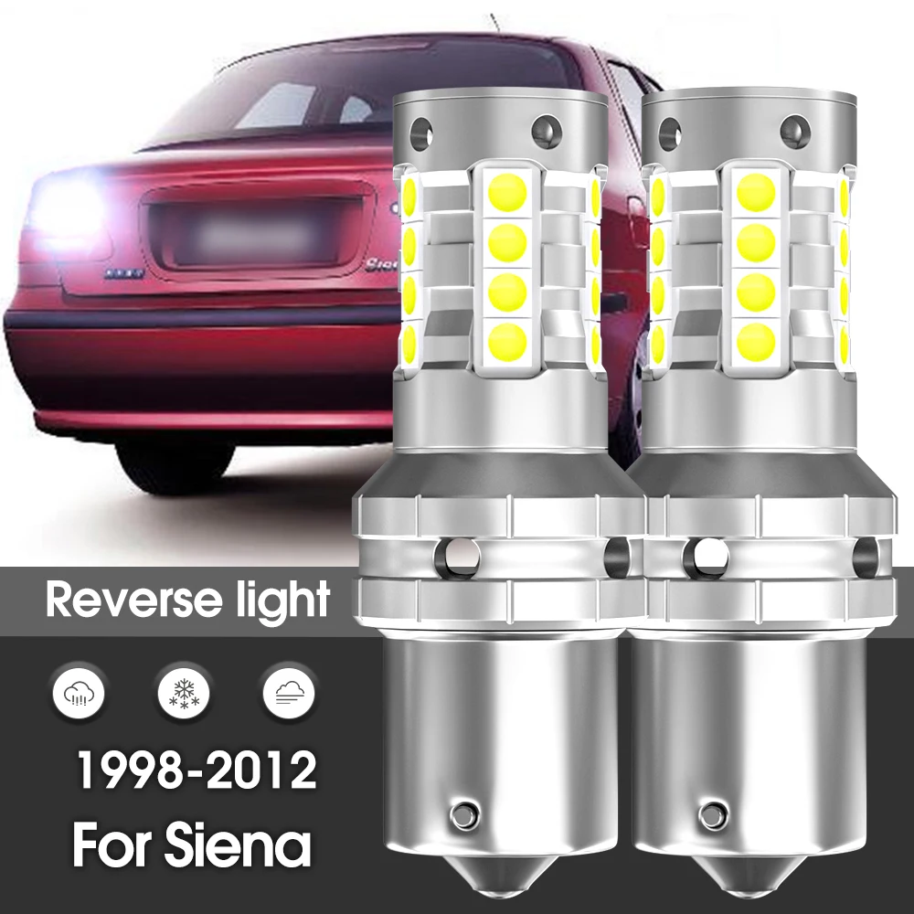 

Светодиодный фонарь заднего хода Canbus, 2 шт., аксессуары для Fiat Siena 1998-2012 2002 2003 2004 2005 2006 2007 2008 2009 2010 2011