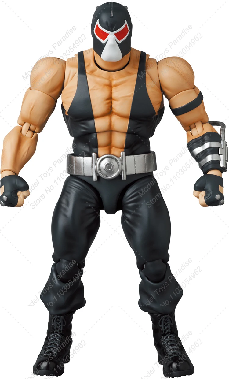 Original MAFEX  1/12 Men Soldier Mercenary Super Villain Bane Full Set 6inch Action Figure Collectible Toys Gifts