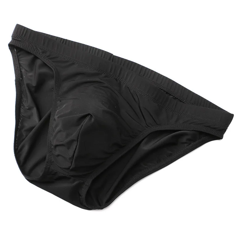 Sous-vêtement bikini ultra fin en U pour homme, lingerie en poudres convexes, caleçon à haute élasticité, taille basse, séchage rapide, callogging,