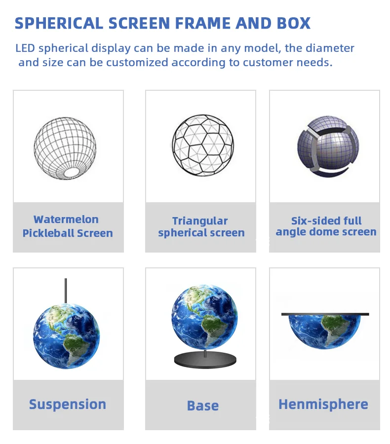 P1.5-P4 وحدة كرة LED للإعلان الداخلي/الخارجي شاشة عرض LED مرنة كروية بأسعار تنافسية #6
