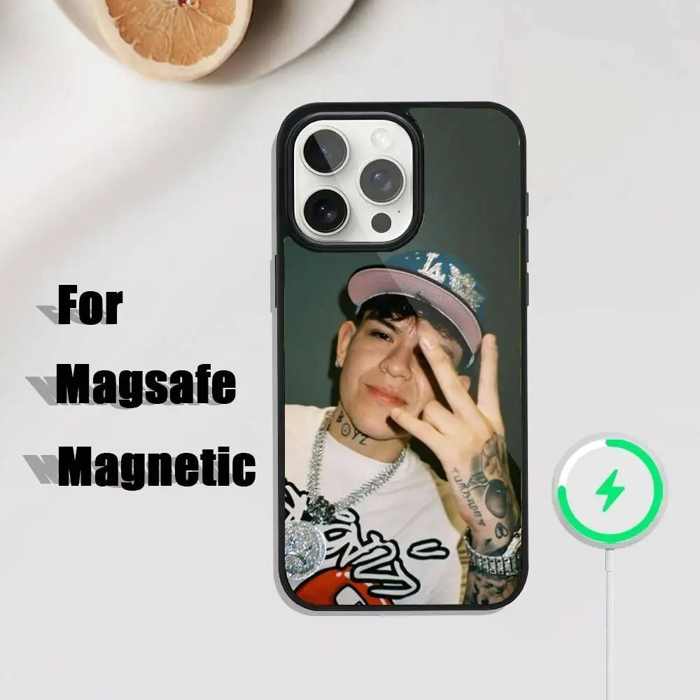 Singer Junior H Sad Boyz Handyhülle für iPhone 16,15,14,13,12,11,Plus,Pro,Max Mini Magsafe magnetisches kabelloses Laden