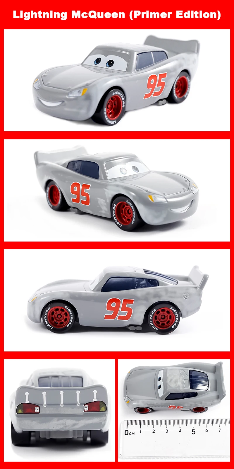 Pixar Cars Piston Cup Racer 43 Strip Weathers 1/55 Modell aus Metalldruckguss, Dinoco Car King Racing Toys, Kindergeschenke – Detail 9