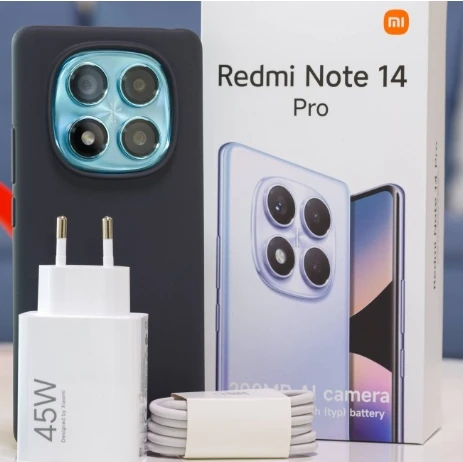 Global Version Xiaomi Redmi Note 14 Pro 4G Smartphone 6.67" AMOLED Display MediaTek Helio G100-Ultra 5500mAh 200MP AI Camera