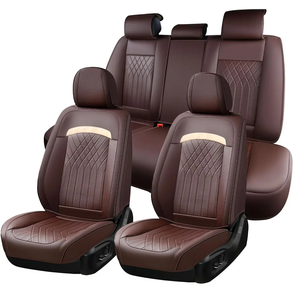 Universal Breathable Waterproof Seat Covers for Front and Rear Seats, Suitable for Most Cars, SUVs, and Pickup Trucks
