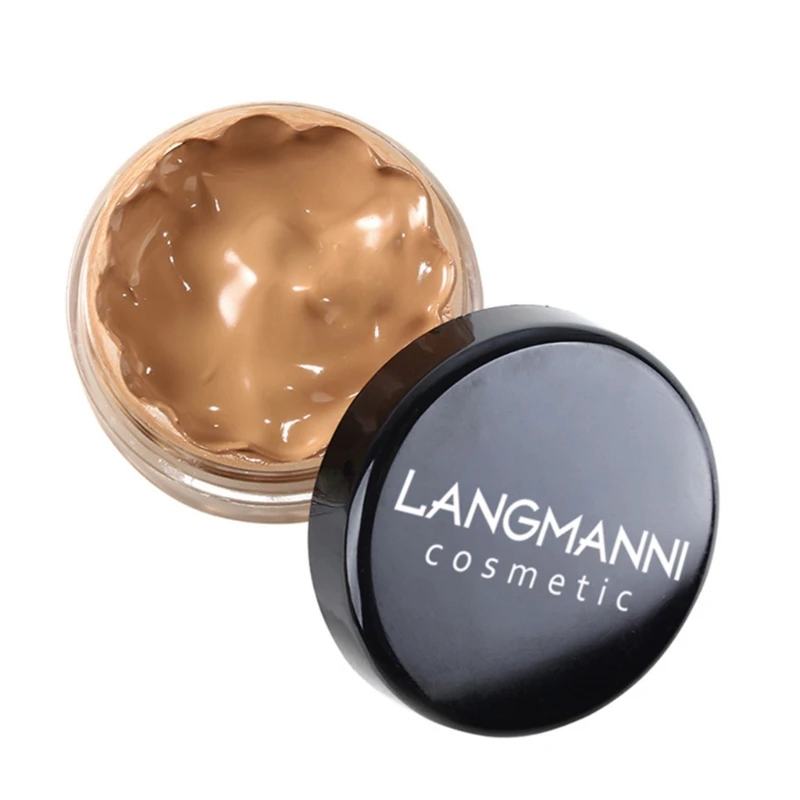 Langmanni 25g fondotinta correttore cremoso liquido copertura completa occhiaie fondotinta contorno Acne Base trucco viso impermeabile