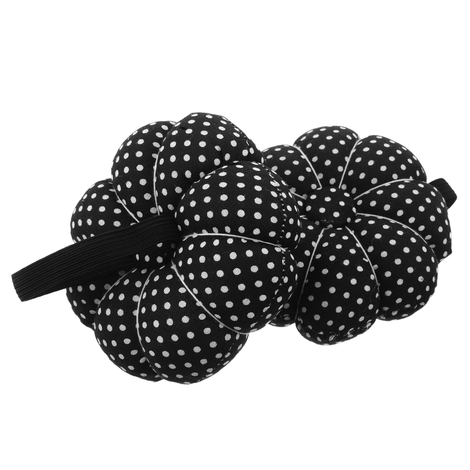 

2pcs Pumpkin Needle Cushions Wristband Pincushion Soft Material Wearable For Sewing Embroidery Diy Crafts Pin Cushion Kit Wrist