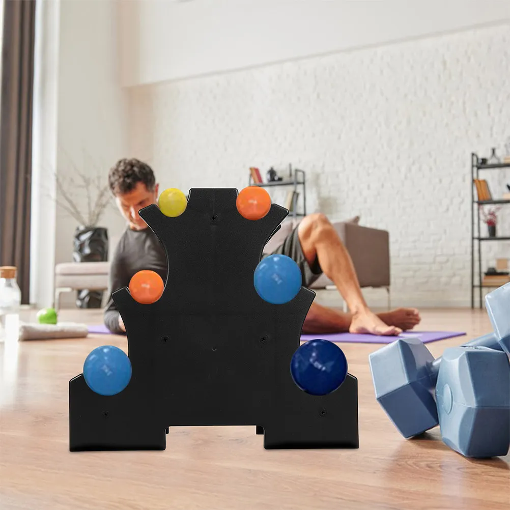 2Pcs Dumbbell Storage Rack Heavy Duty Plastic Dumbbell Holder Compact Multi-Layer Weight Stand for Home Gym Workout Accessories