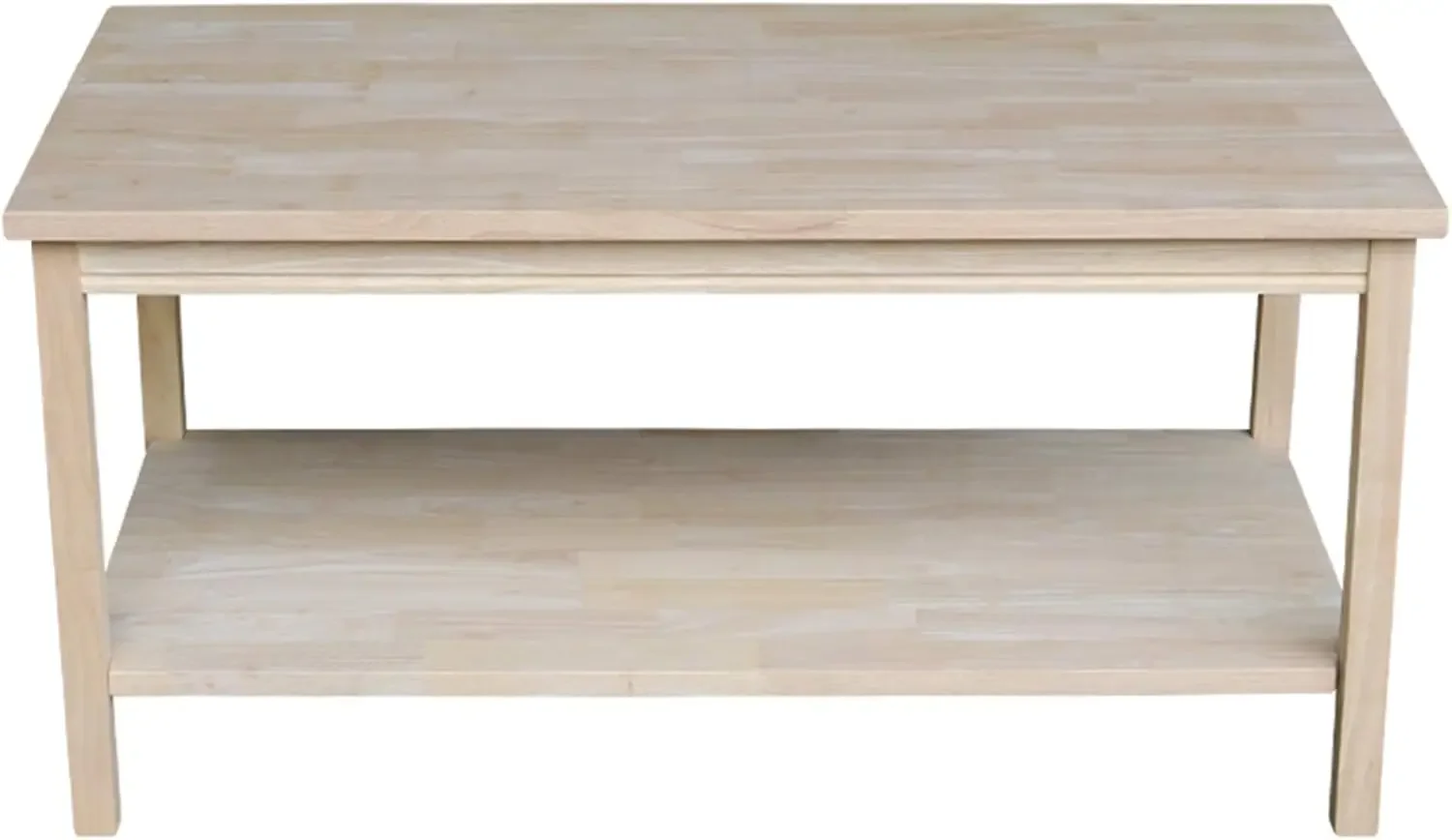 International Concepts Mesa de centro Portman sin terminar