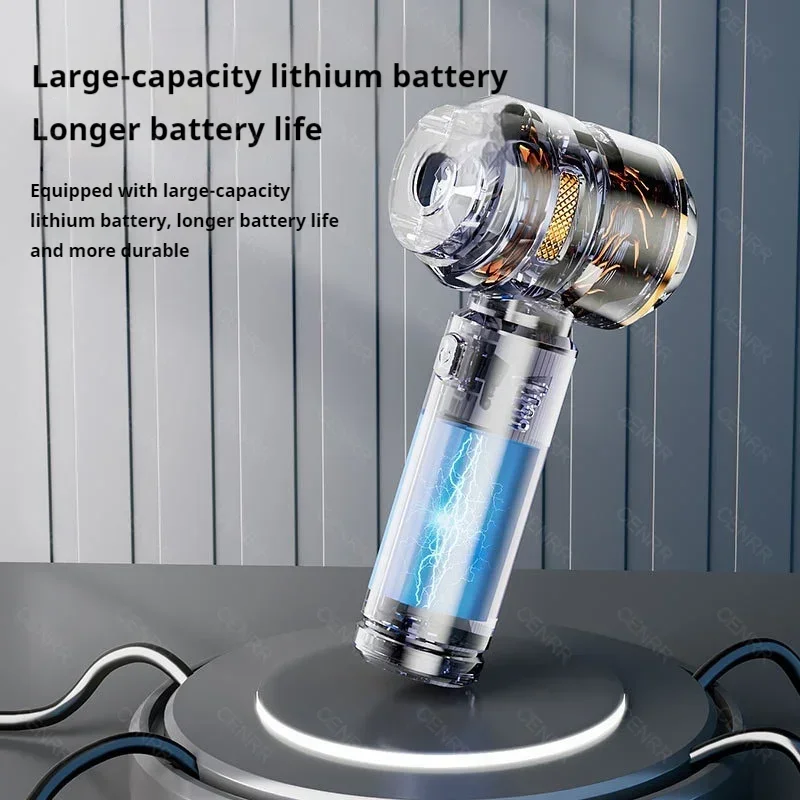 CENRR Mini Car Vacuum Cleaner 998000PA Cordless Wireless Powerful Vacuum Cleaner HandHeld Portable Car Cleaner Cleaning Machine