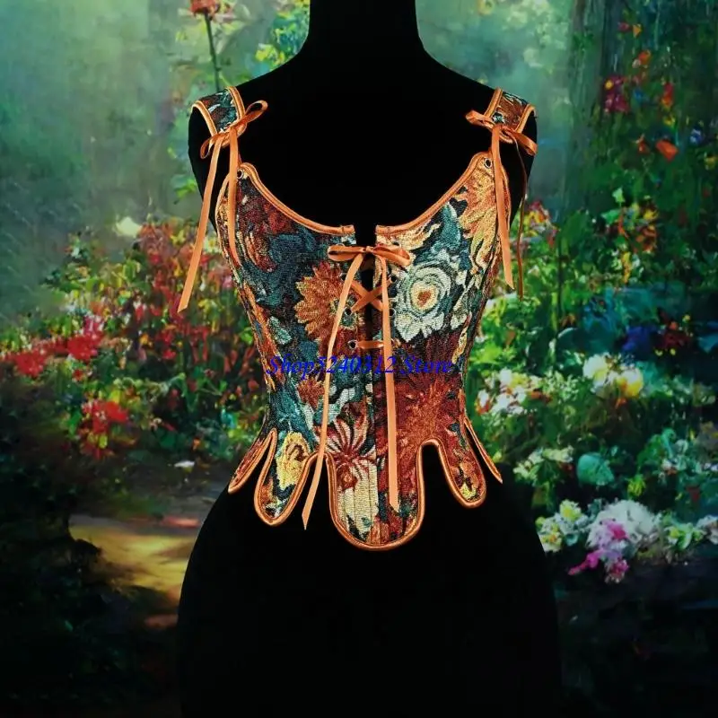 634c có thể điều chỉnh áo corset với bộ máy Shaper thời trang retro bằng thép