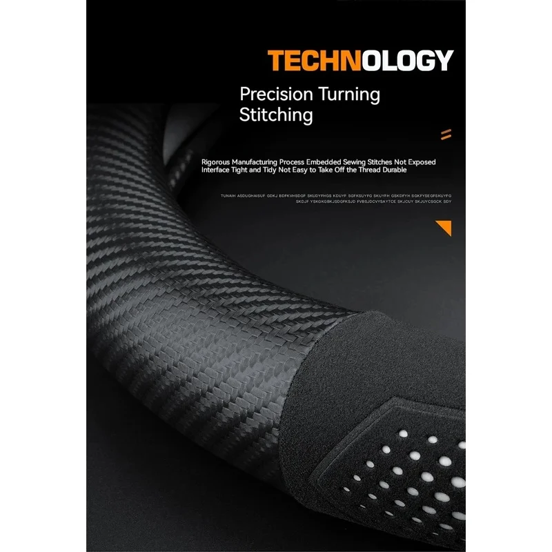 

For Cupra Formentor Terramar Tavascan Ateca Born Leon ST IBIZA Raval Car Breathable Anti-Slip Suede Leather Steering Wheel Cover