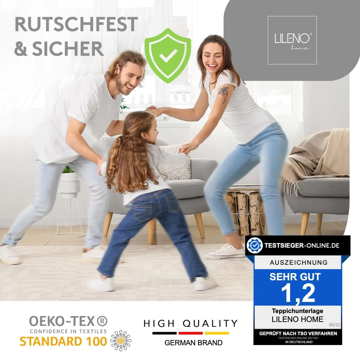 Afbeelding 7: Glasvezel antislipmat Elegant Brons 60x120 cm - Tapijtgaas, ladekussen, kofferbakmat, loopwegbescherming, woonaccessoires, matrasbodem, tapijtstabilisator