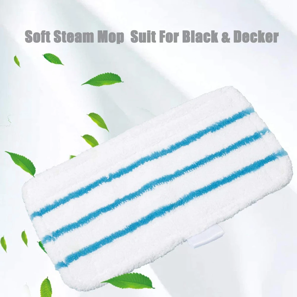 AA05 Pack Of 10 Washable Microfiber Pads For Steam Mop Replacement Cover Compatible With FSM1616, FSM1630