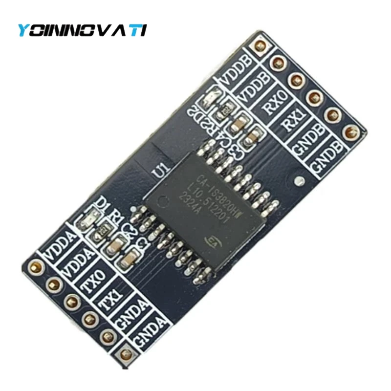 1PCS CA-IS3820HW TTL Serial Dual Channel Digital Isolator Module, Industrial Anti-Interference Serial Isolator