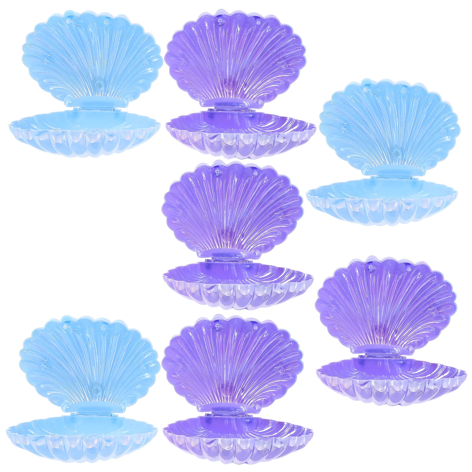 

10pcs Shell Candy Boxes Small Treat Wedding Candy Box Containers for Candies Jewelry Gifts Packaging