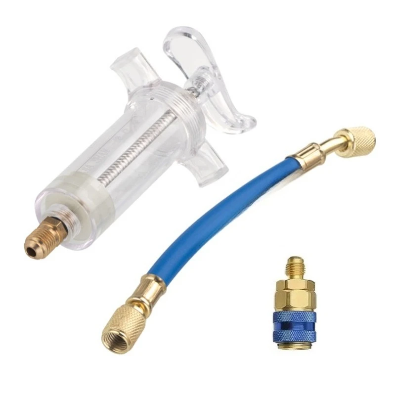 Air Conditioning Car Oil Injection Dye Injection Tool 1 oz 1/4 