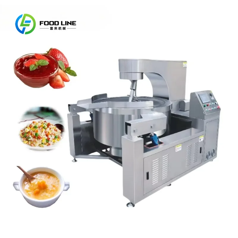 Automatic Electric Gas Multi-functional Efficient Planetary Frying Pan Cooking Pot Mixing Stirring Wok