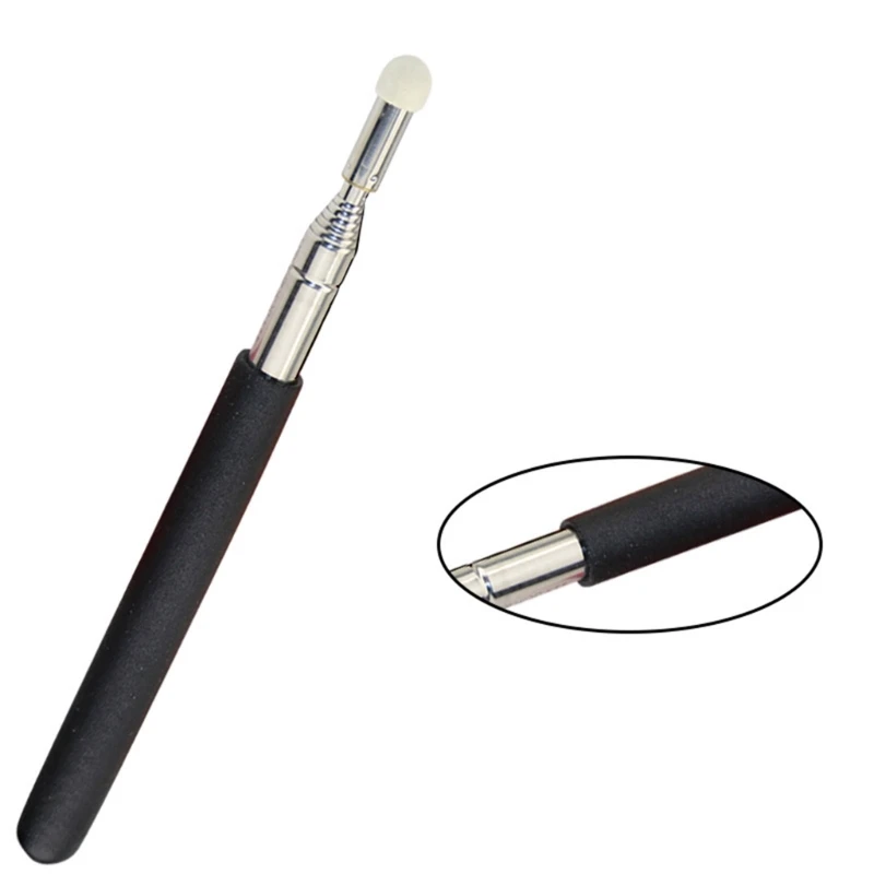 Teacher Pointer Extendable Retractable Teaching Pointer Stick Whiteboard Pointer with Felt Head for Presentation Lecture