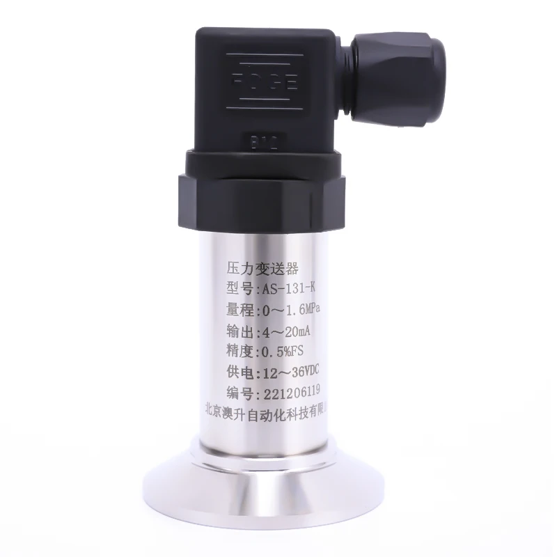 

AS-131 Датчик санитарного давления из нержавеющей стали 12 В~30 В постоянного тока